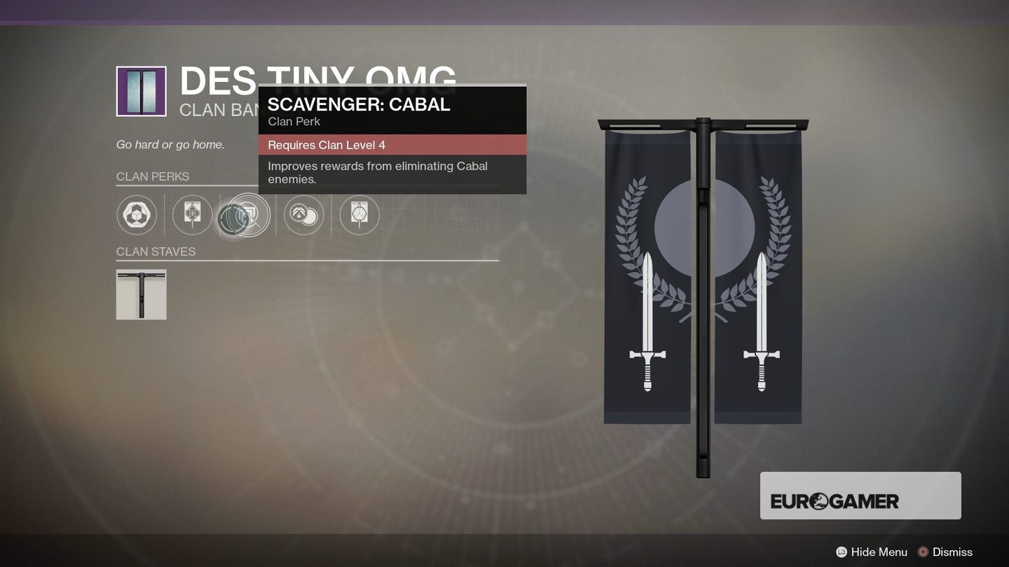 Destiny 2 Clans how to join a Clan, how to earn Clan XP and Clan banner rewards explained